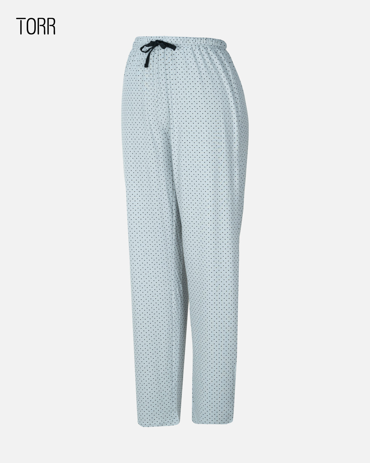 Womens Trouser | BLACK DOT AOP