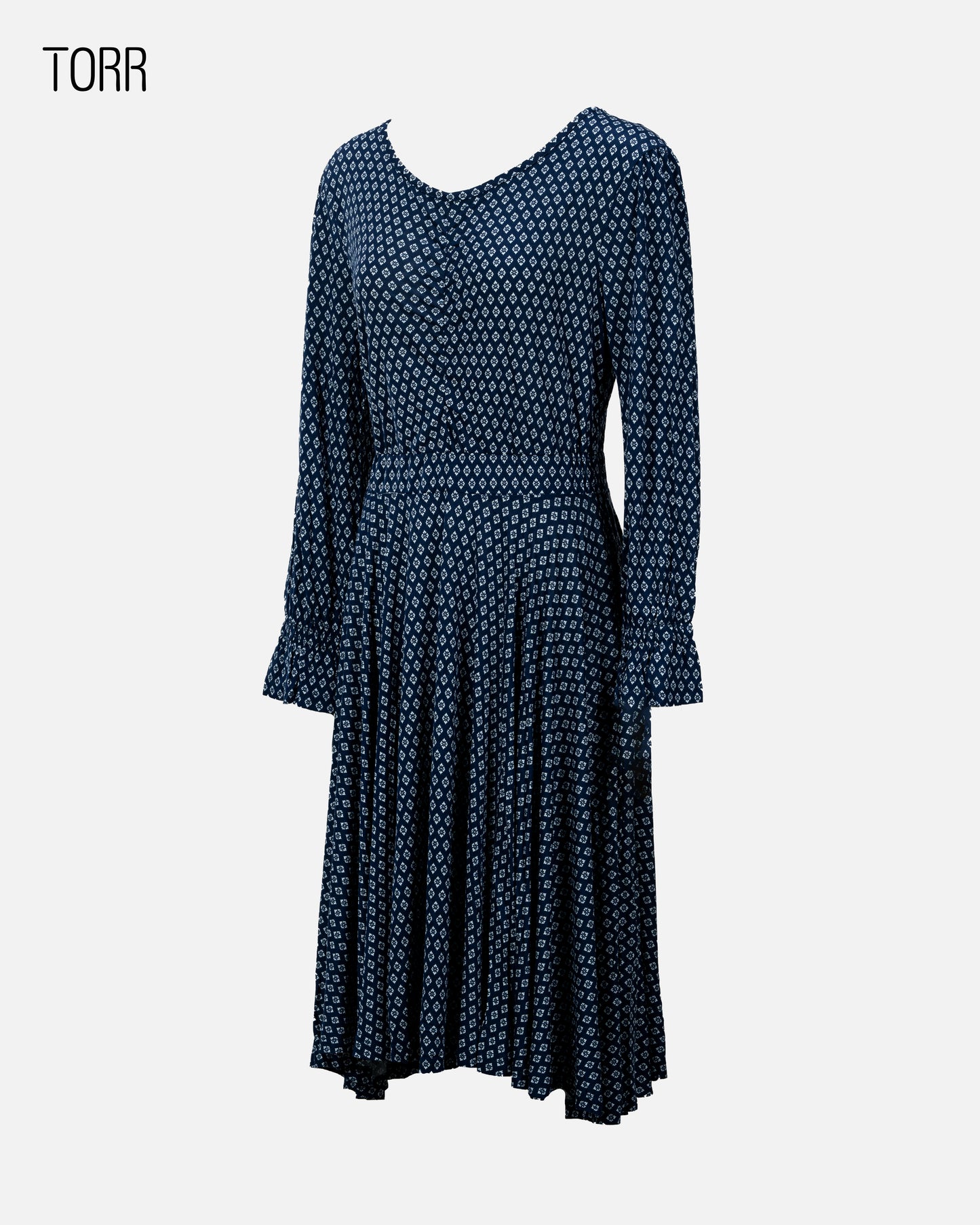 Women's Long Top | Blue Aop