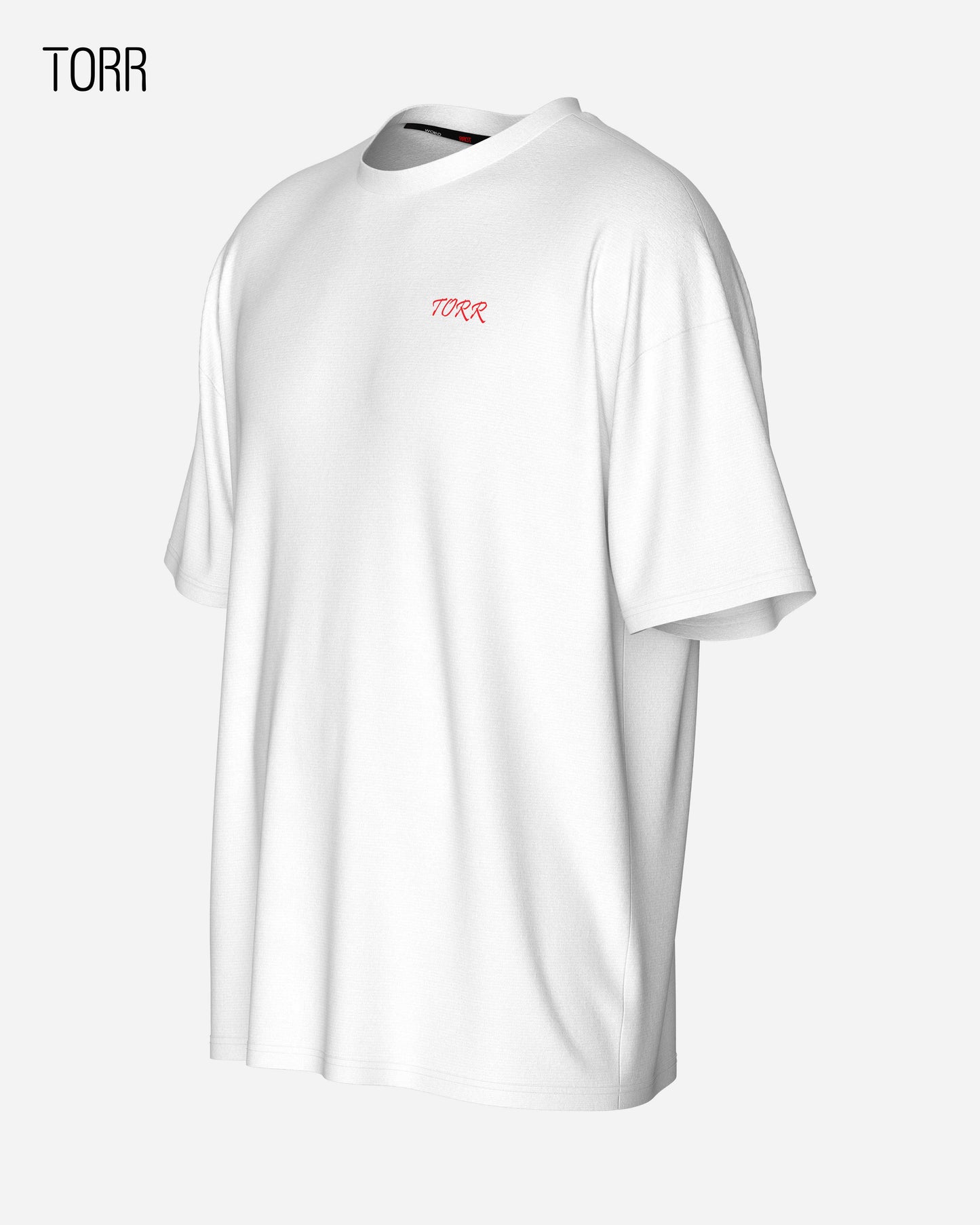 Drop Shoulder T-shirt | White