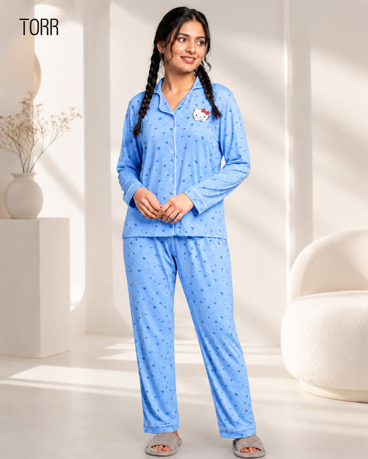 Women's Sleepwear| AOP Rib