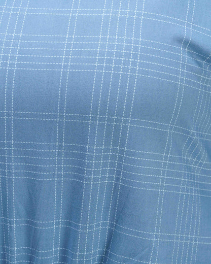 Womens Kimono T-Shirt  | Blue Aop