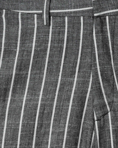 Women Shorts | Anthra Stripe