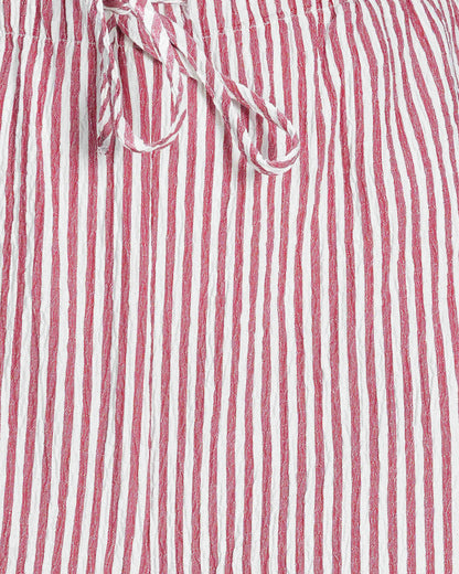 Womens Palazzo | Red Stripe
