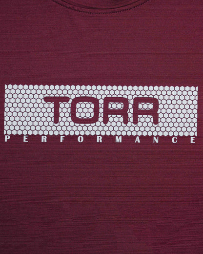 Men's Activewear T-shirt | Maroon