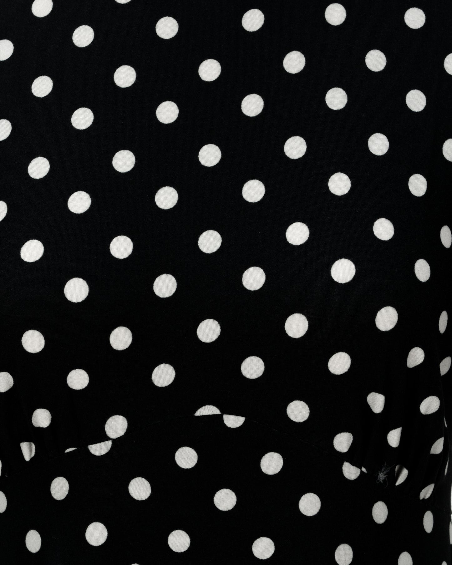 Women's Long Top | White Dot Aop