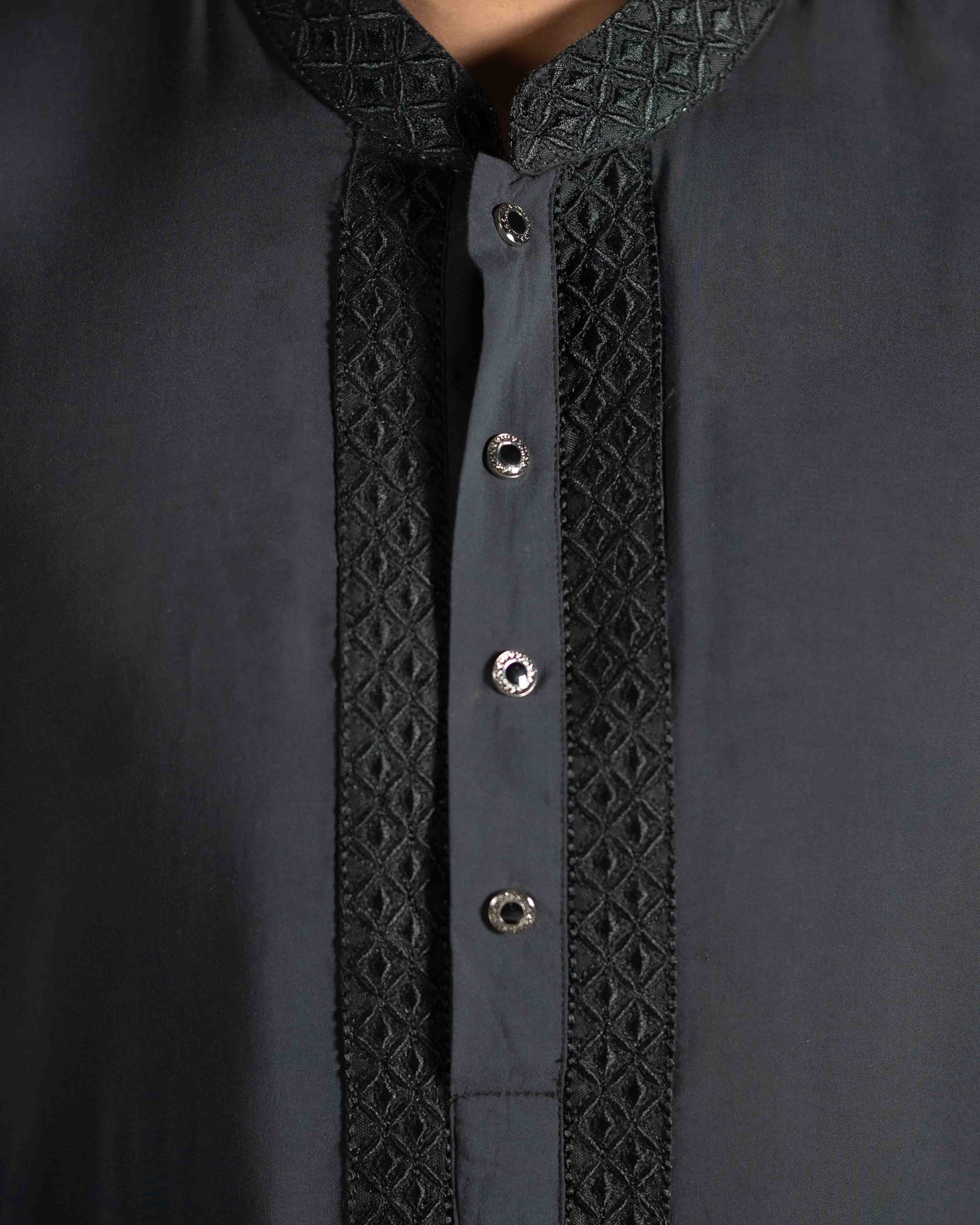 Men's Panjabi | Jet Black