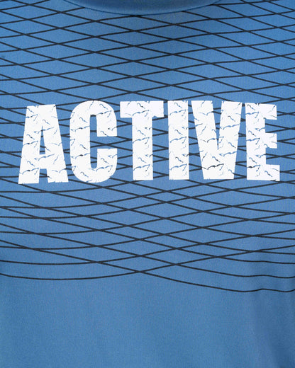 Men's Activewear T-shirt | Silver Blue