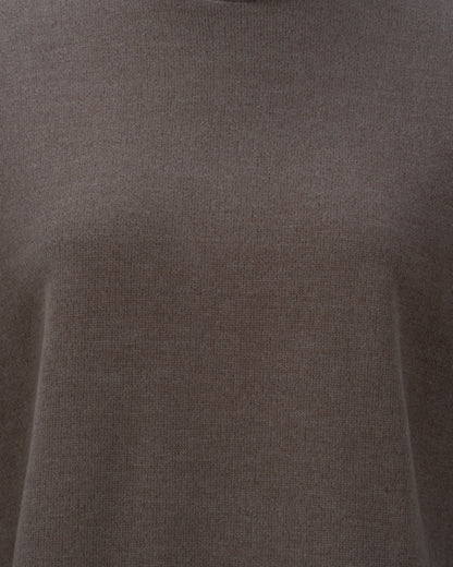 Womens Crop Sweatshirt | Light Brown
