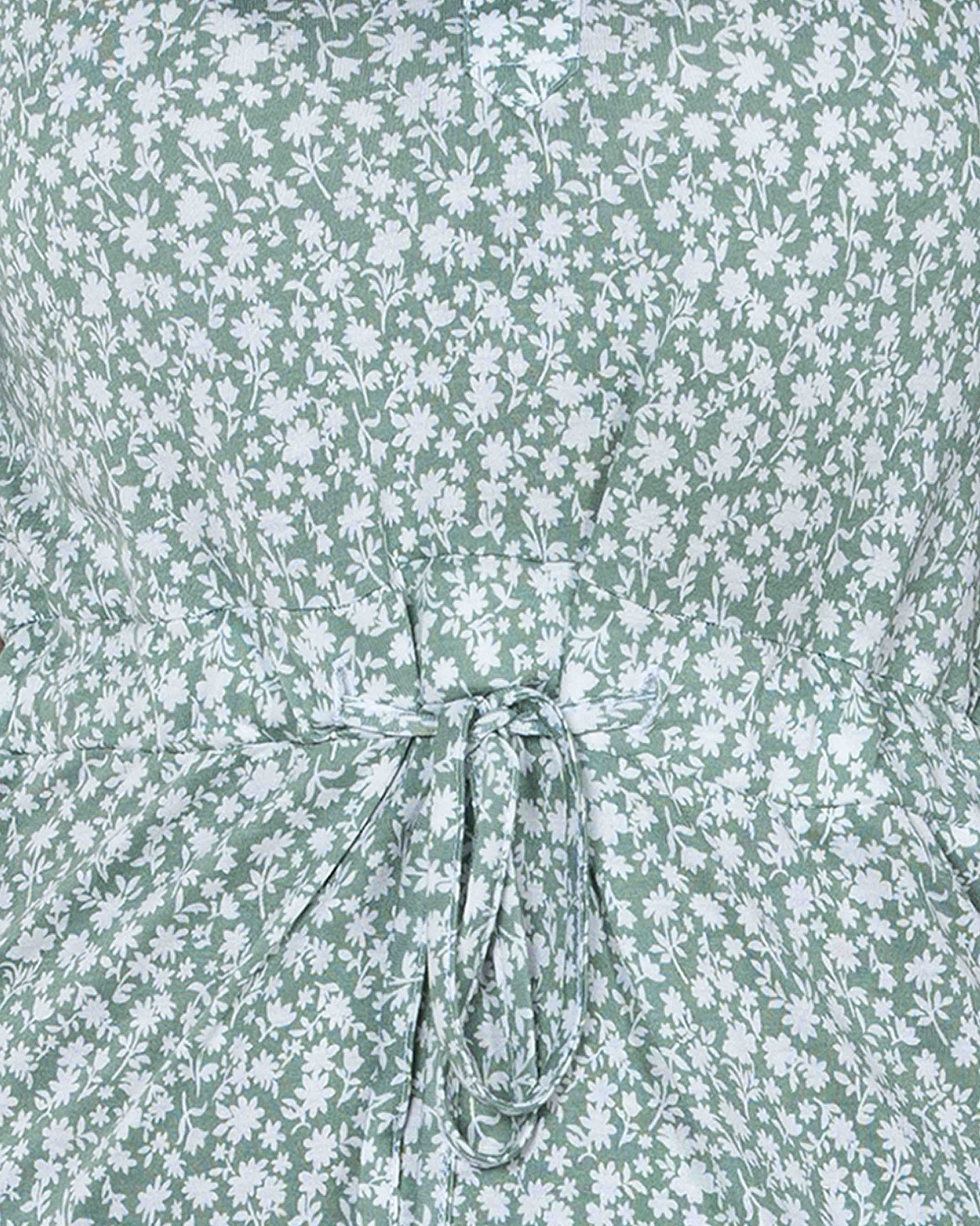 Women's Top | Green Aop