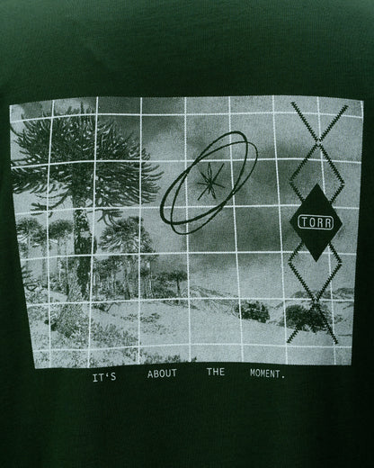 Drop Shoulder T-shirt | Olive