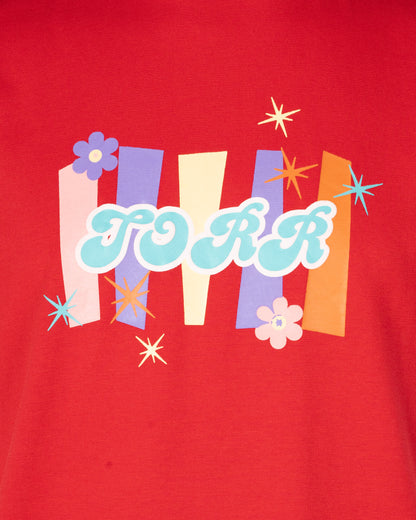 Girls S/S T-Shirt  | Scarlet