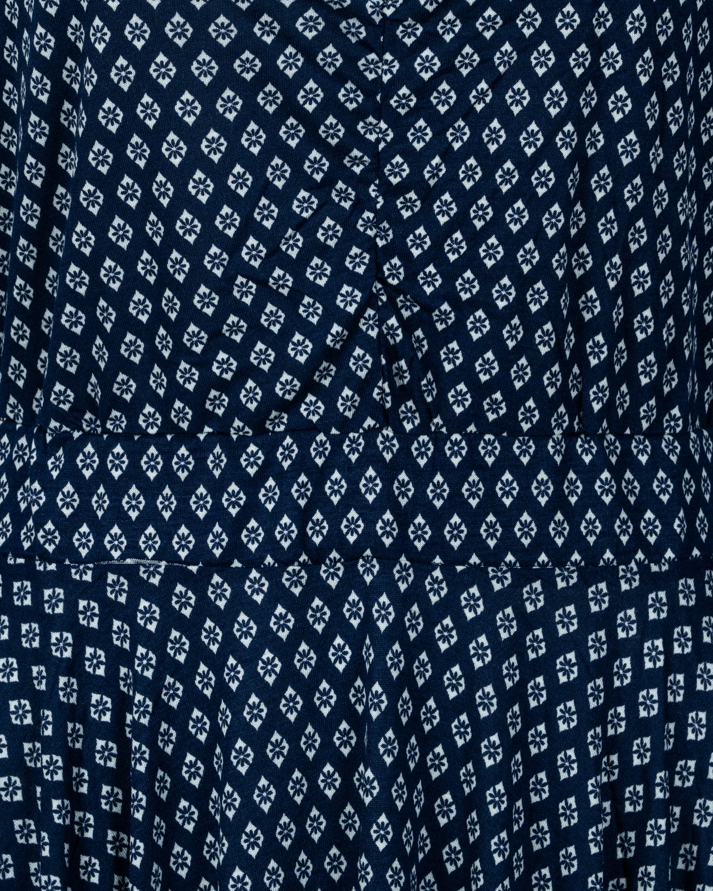 Women's Long Top | Blue Aop