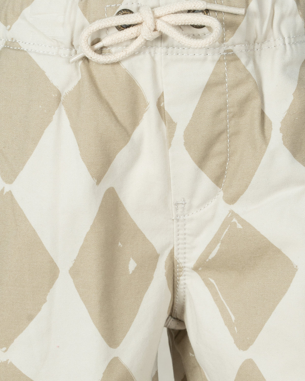 Boys Shorts |Stone Checkboard