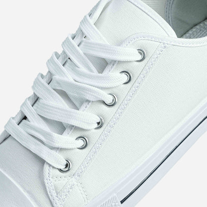 Panda Classic Canvas Sneaker | White