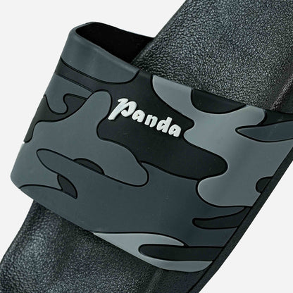 Panda Men's Slide Sandal | Black Grey