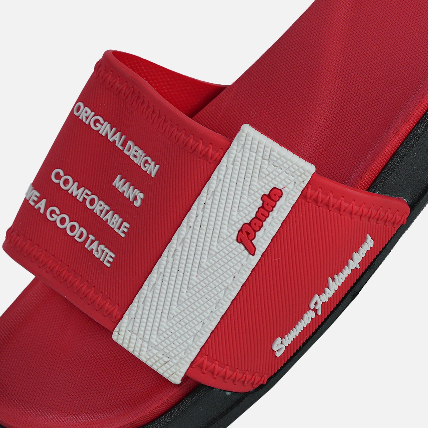 Panda Men's Slide Sandal | Red/White