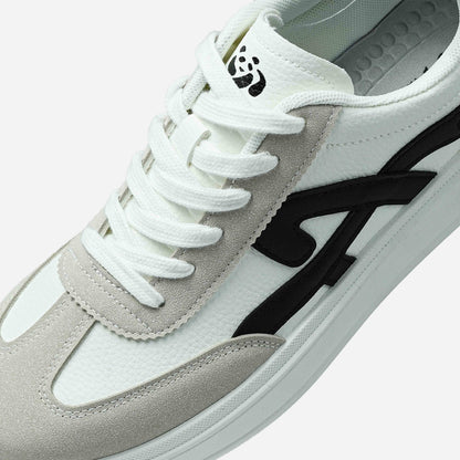 Panda Men’s Casual Sneaker | White Grey
