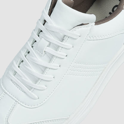 Torr Men’s Casual Shoe | White/Grey