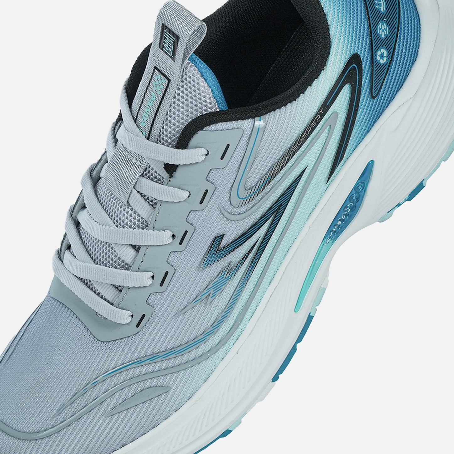 Panda Men’s Sneakers | Gray/Aqua