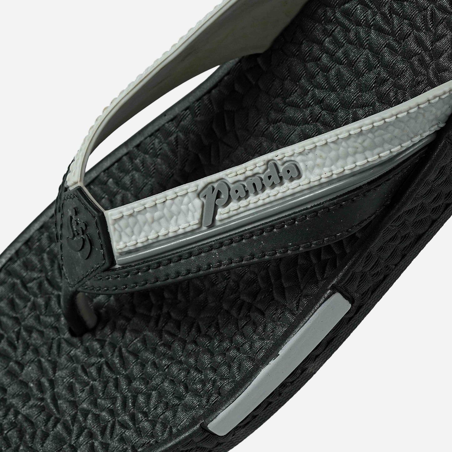 Panda Men's Slipper Sandal | Black White