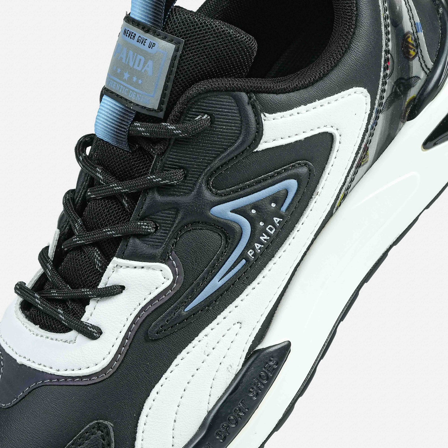 Panda Men’s Sport Sneaker | Black White