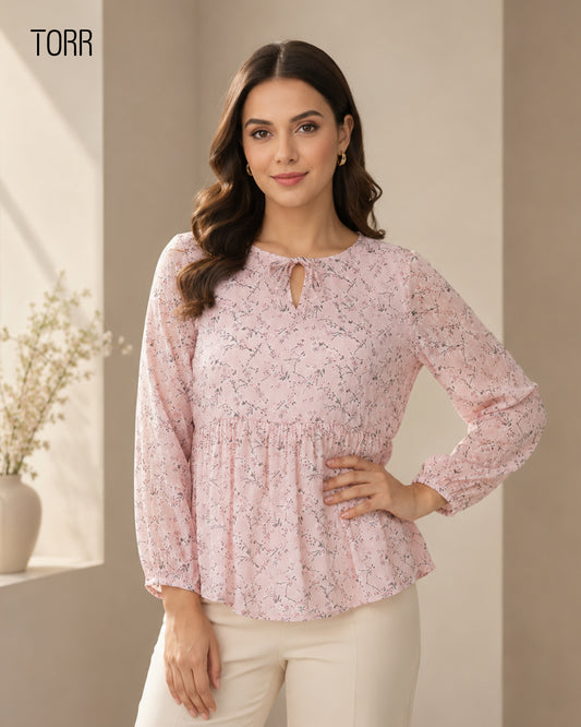 Women's Top | Pink Aop