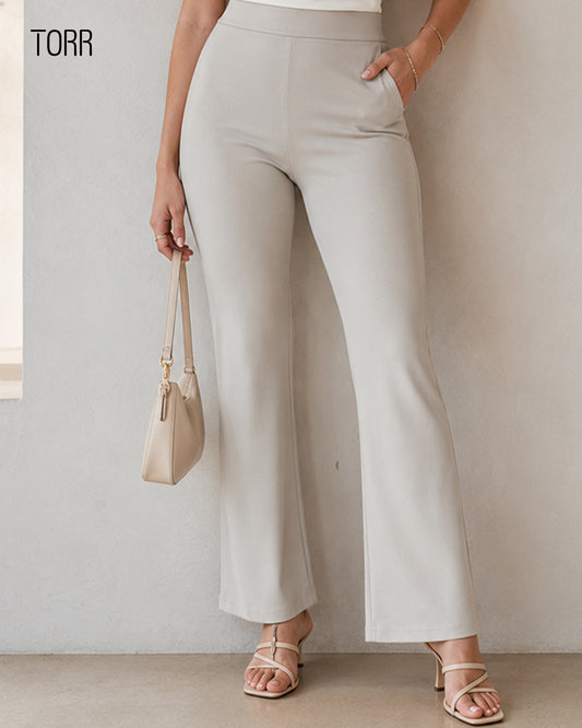 Women’s Wide Leg Pant | Beige