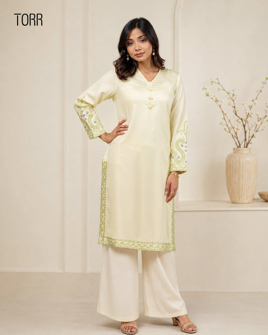 Ethnic Wear (01 Piece Kurti) |  Pale Lime