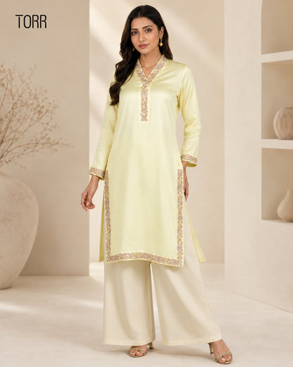 Ethnic Wear (01 Piece Kurti) | Pale Lime