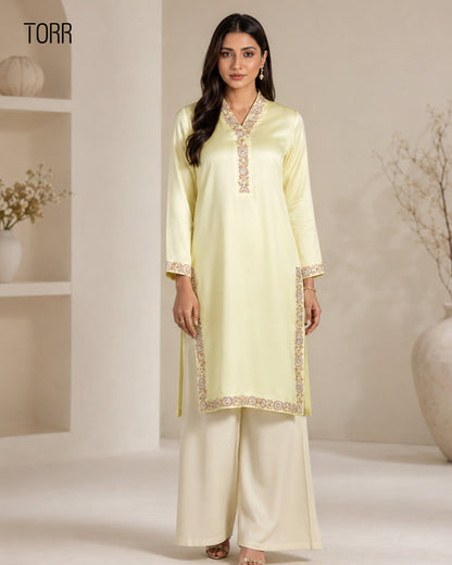 Ethnic Wear (01 Piece Kurti) | Pale Lime