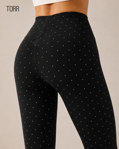 Women's Leggings | BLACK DOT AOP