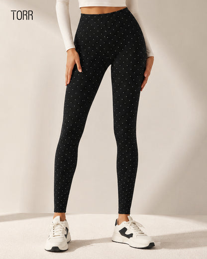 Women's Leggings | BLACK DOT AOP
