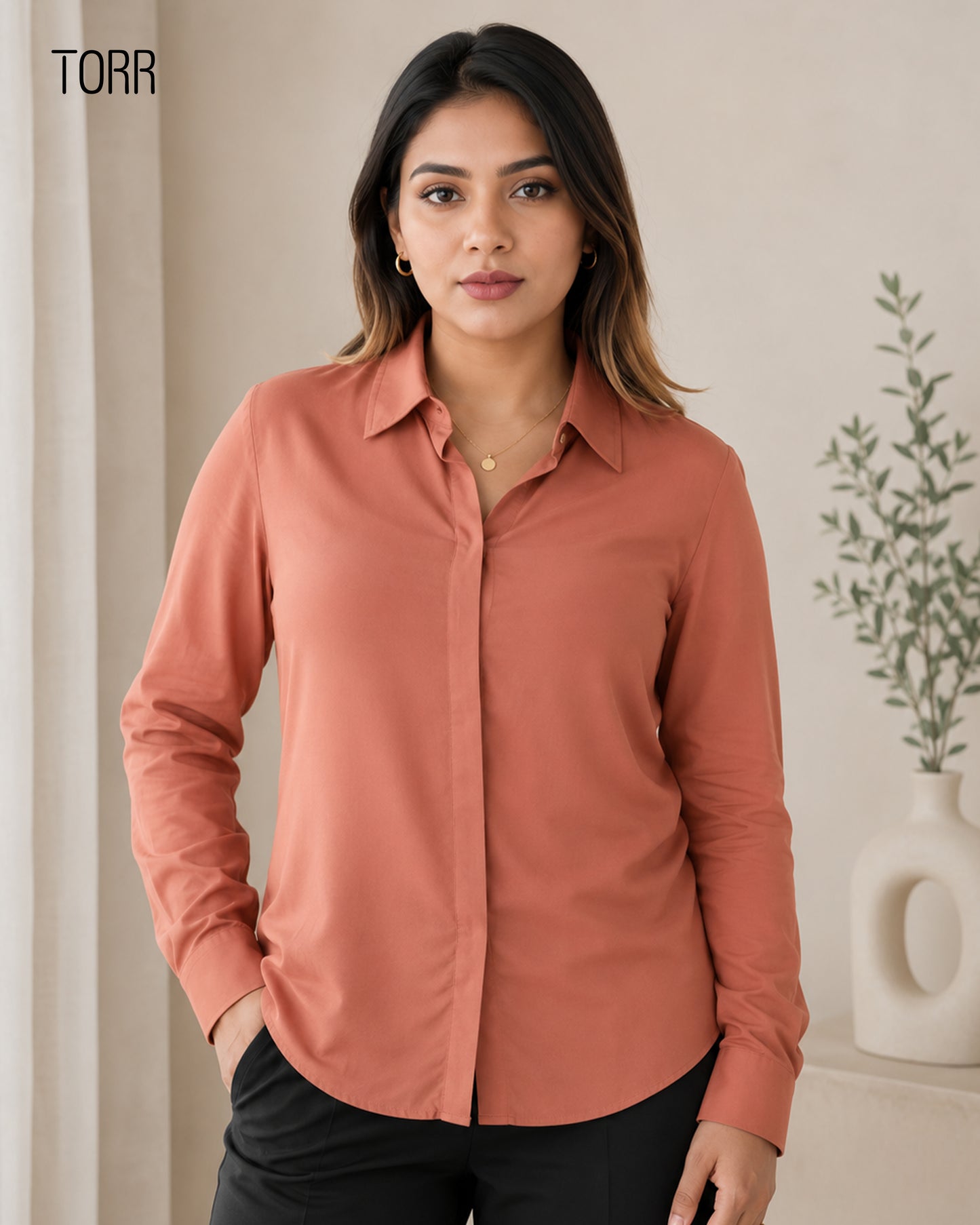Women's Shirt | Coral