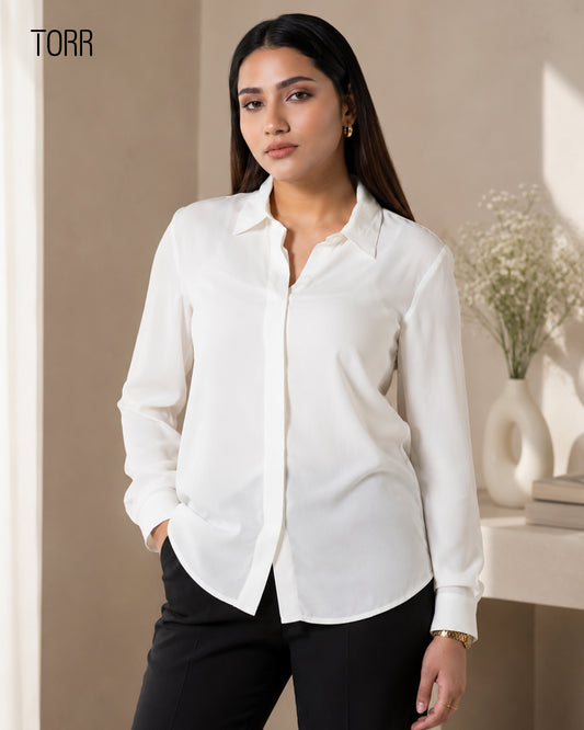 Women's Shirt | WHITE BEIGE