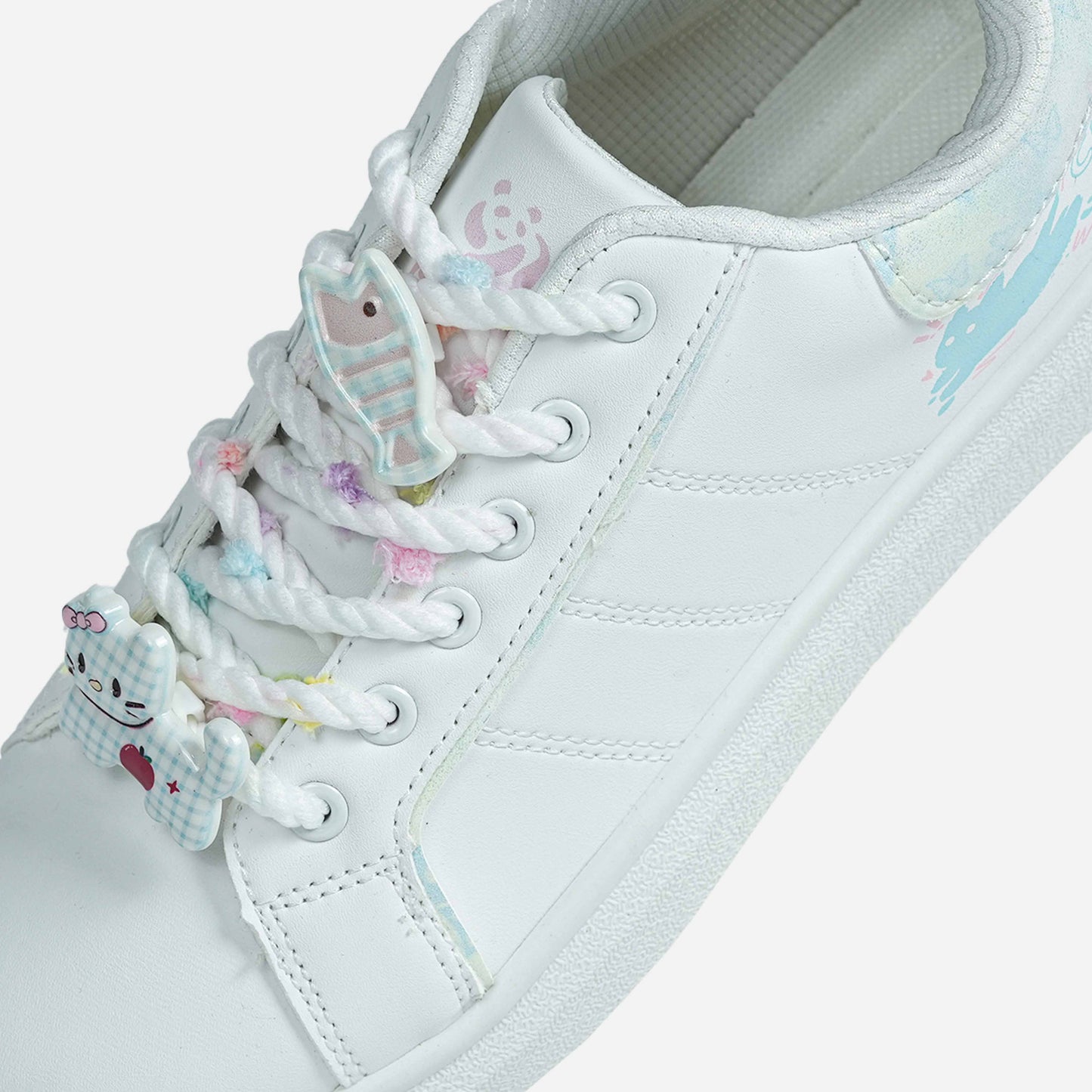 Panda Women’s Casual Sneaker | White Blue